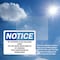 Signmission No Loitering In The Building Lobby You Are OSHA Notice Sign, Vinyl Decal, 10in W x 7in L, 2PK OS-2PACK-NS-D-710-L-14687 - alternate 2